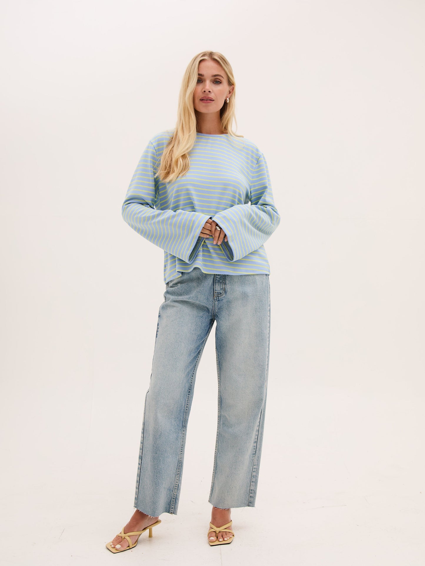 FIKA "Celine T Shirt" (Blue & Yellow" - ClobR