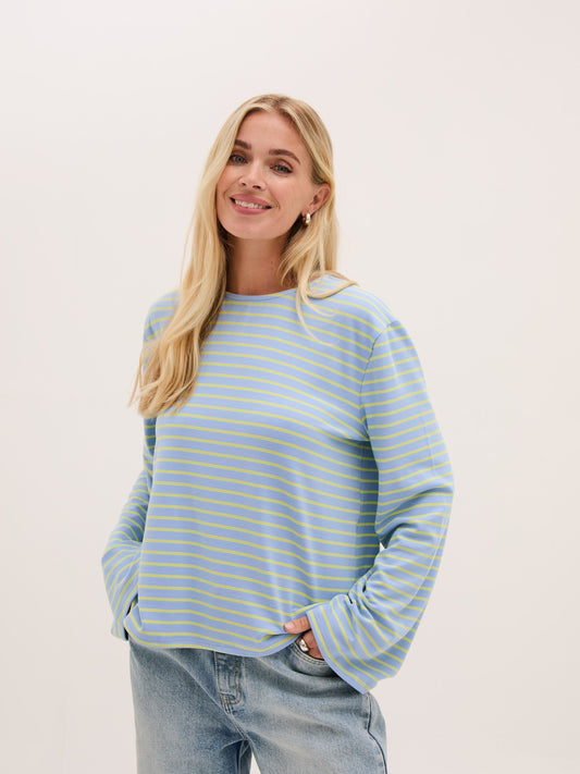FIKA "Celine T Shirt" (Blue & Yellow" - ClobR