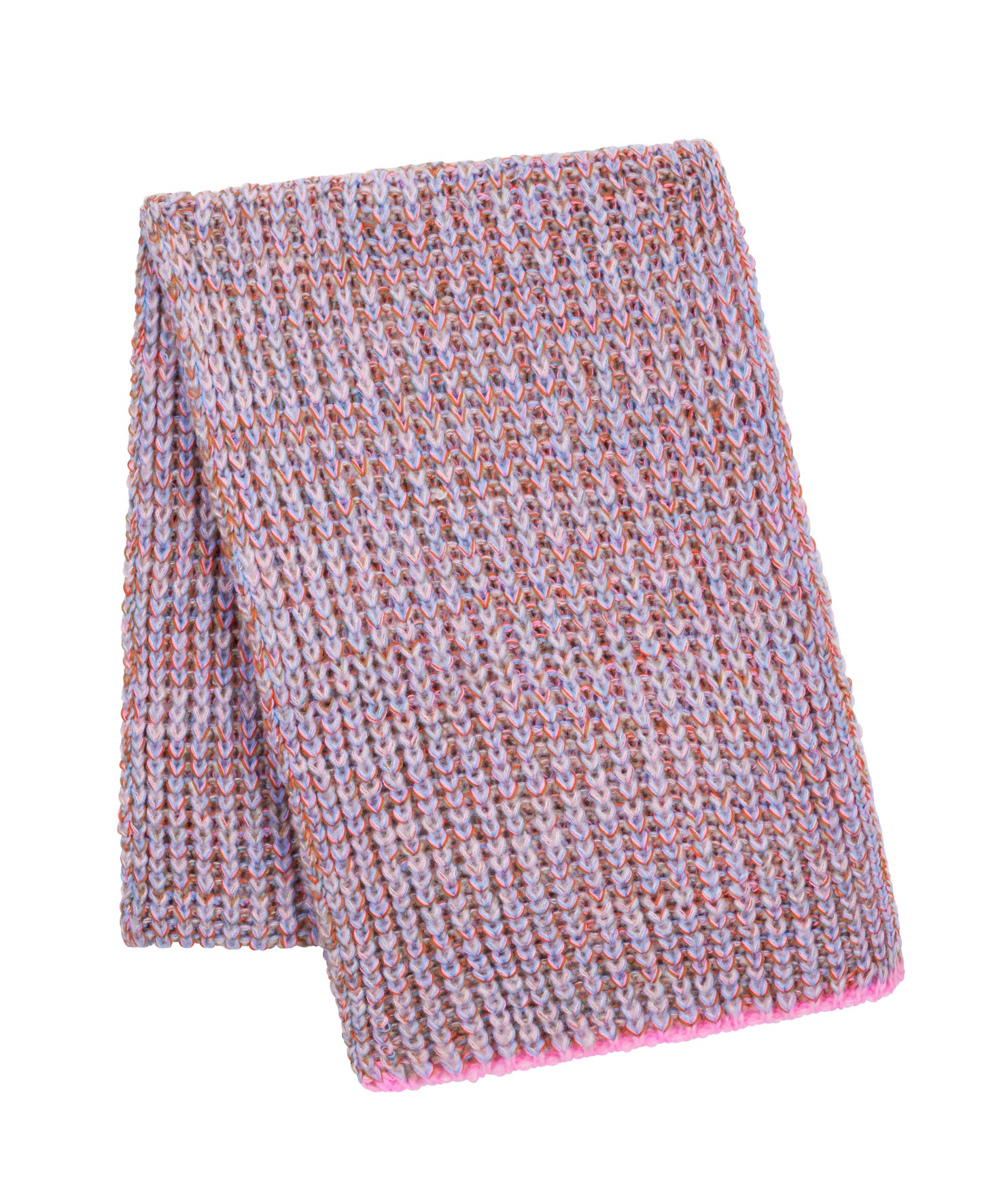 CARA & THE SKY "Florence Scarf" (Pink/Olive)