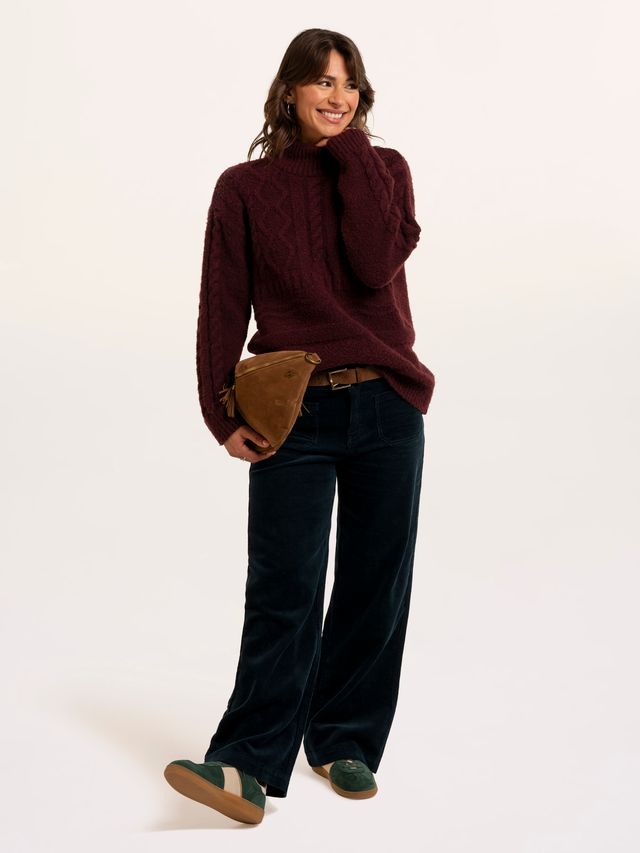 BRAKEBURN "Florence Brown Sling Bag" (Brown)