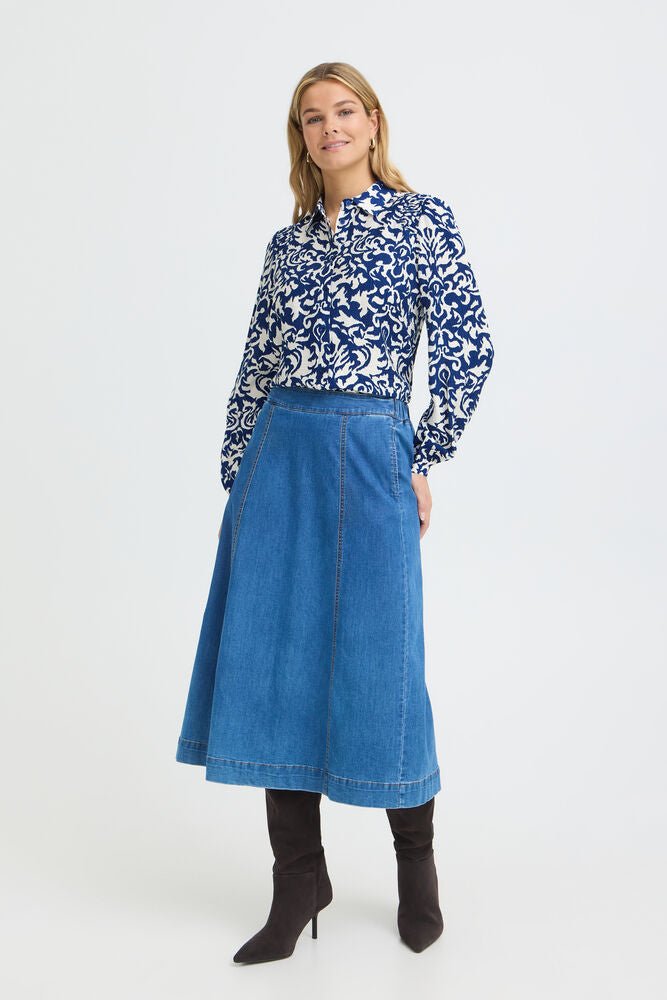 FRANSA "FRLeli Shirt" (Blue Depth) - ClobR