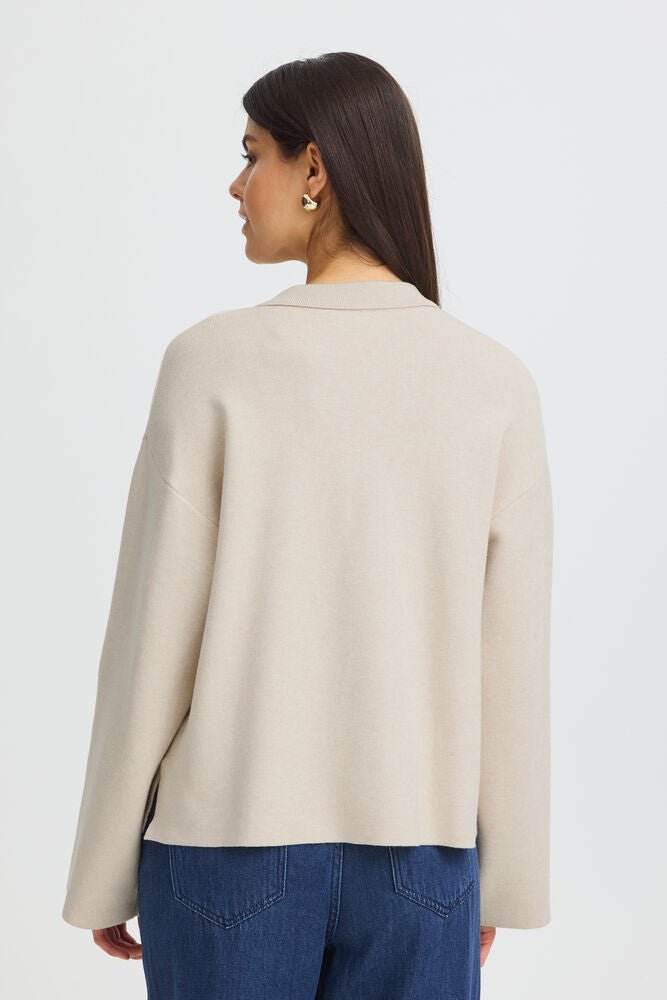 FRANSA "FRVioleta Jumper 1"(Oatmeal Melange) - ClobR