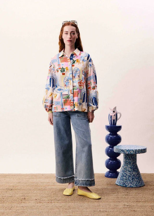 FRNCH "Topaze Blouse" (Bord De Leau) - ClobR