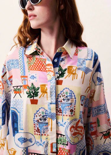 FRNCH "Topaze Blouse" (Bord De Leau) - ClobR