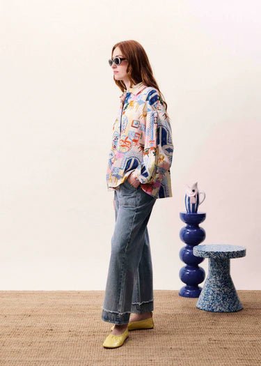 FRNCH "Topaze Blouse" (Bord De Leau) - ClobR