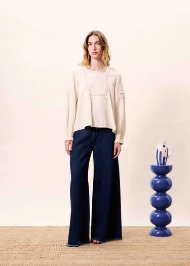 FRNCH"Teahura Blouse" (Beurre) - ClobR