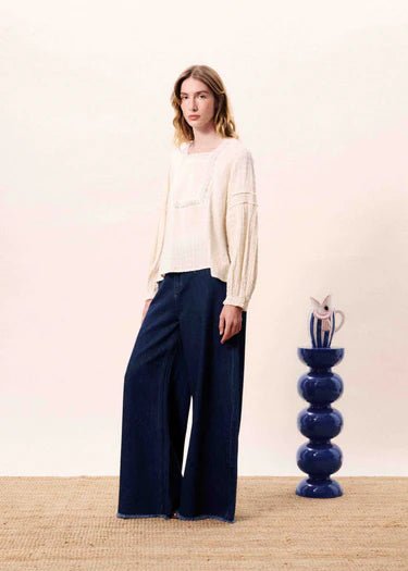 FRNCH"Teahura Blouse" (Beurre) - ClobR