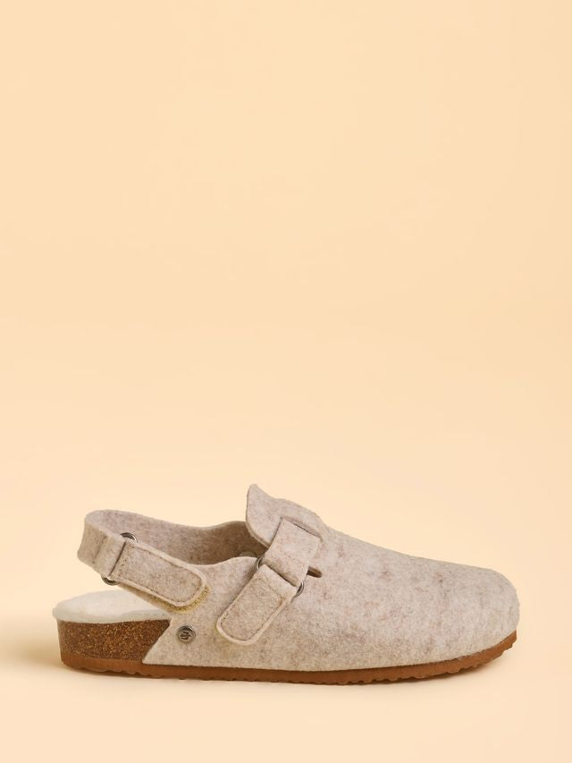 BRAKEBURN "Arctic Plush Slipper" (Cream)