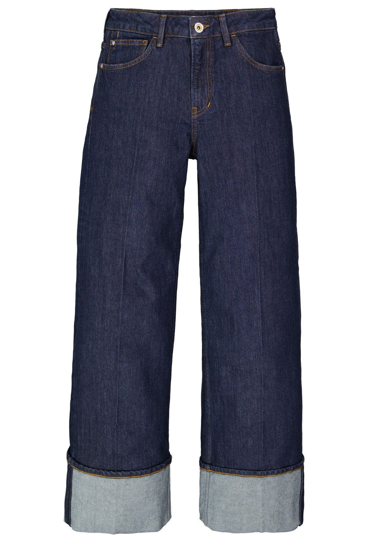 GARCIA "Celia Wide leg Denim With Cuff" (Rinsed