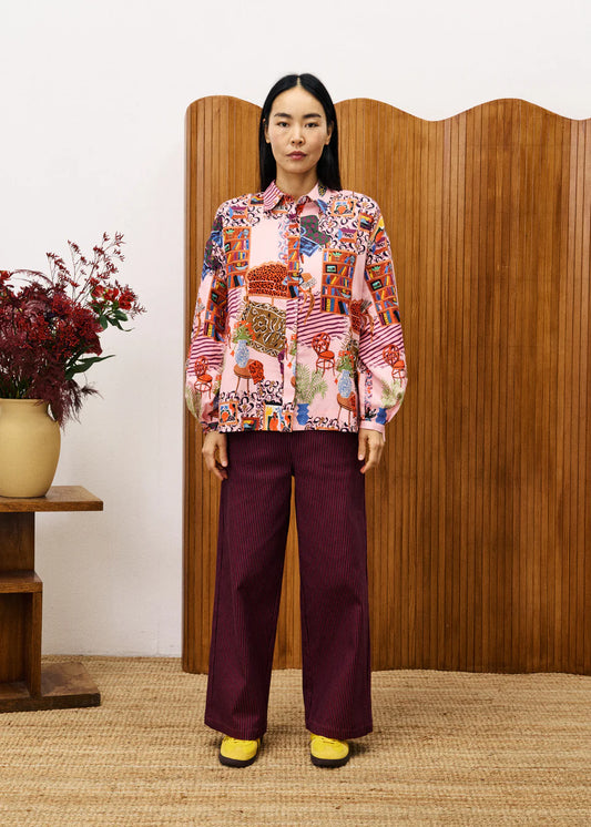 FRNCH "Gerbera Blouse" (Rose)