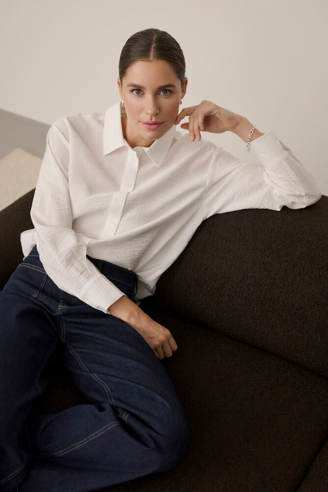 KAFFE "KAGilda Shirt" (Chalk)