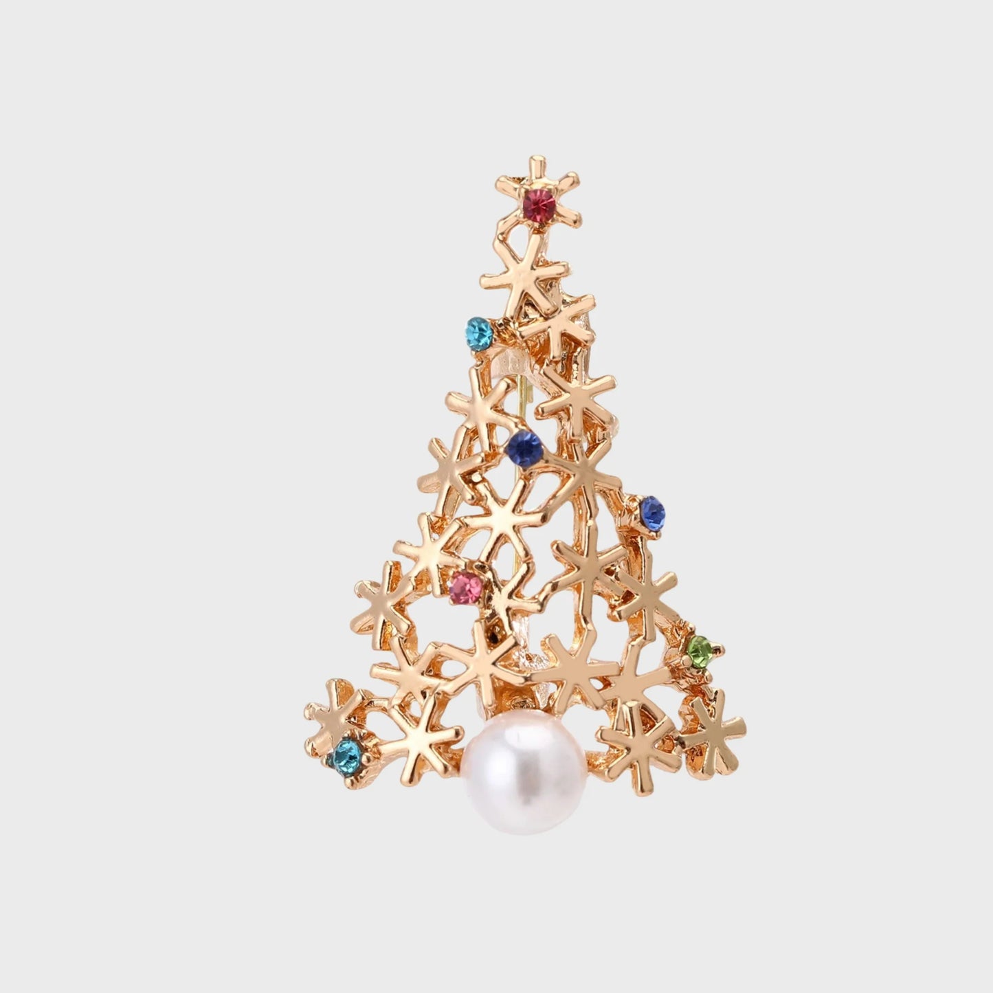 STICKIEBESTIE "Gold Tree Brooch" (Gold)