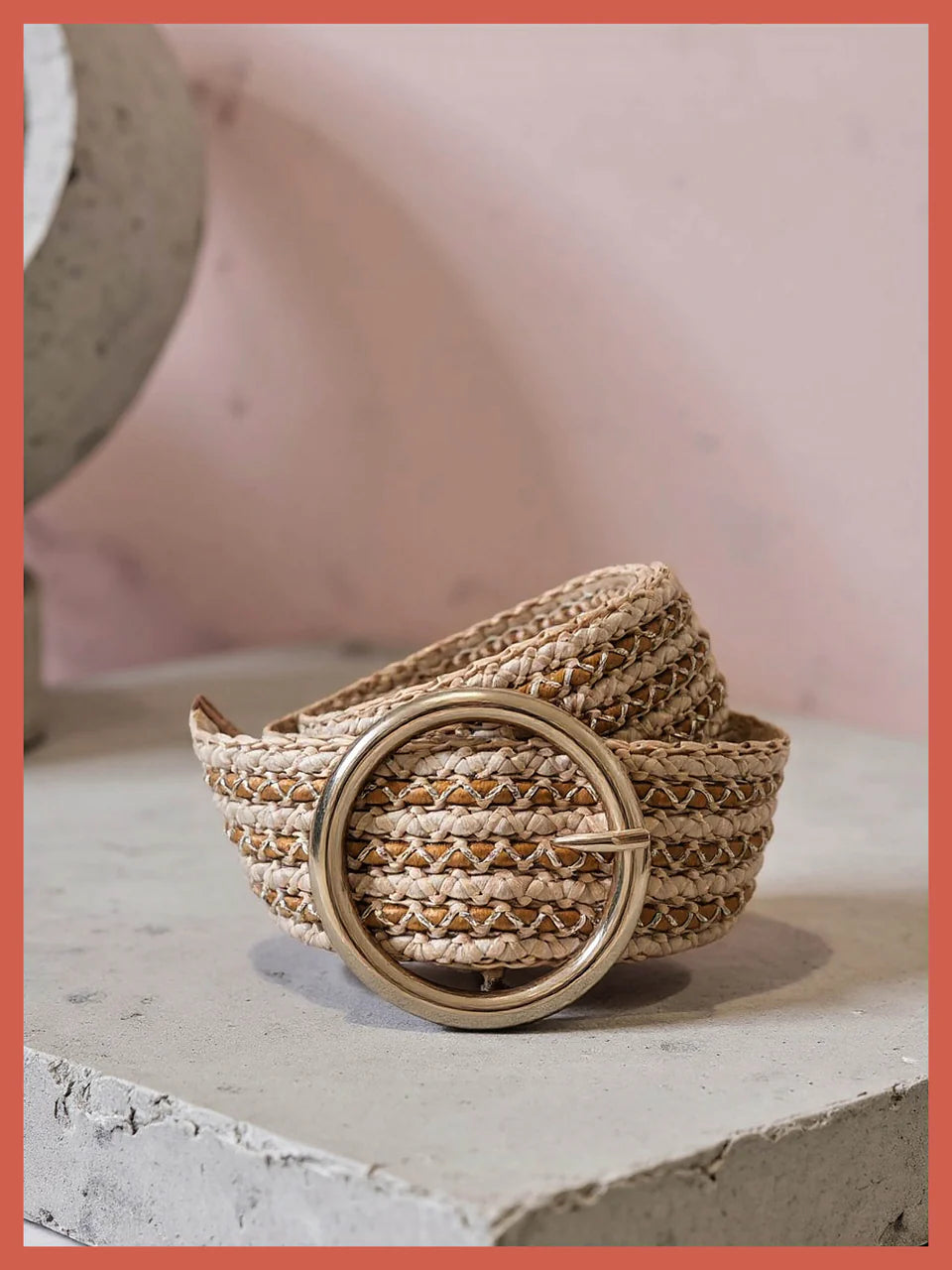 Another classic-the Greta Elasticated Summer Belt from NOOKI is the glam belt you need this Summer.Available in a soft neutral with gold detail dresses up any holiday outfit.Creates an effortless boho look over your white classic dress or pair with your denim for that Western pretty holiday look.