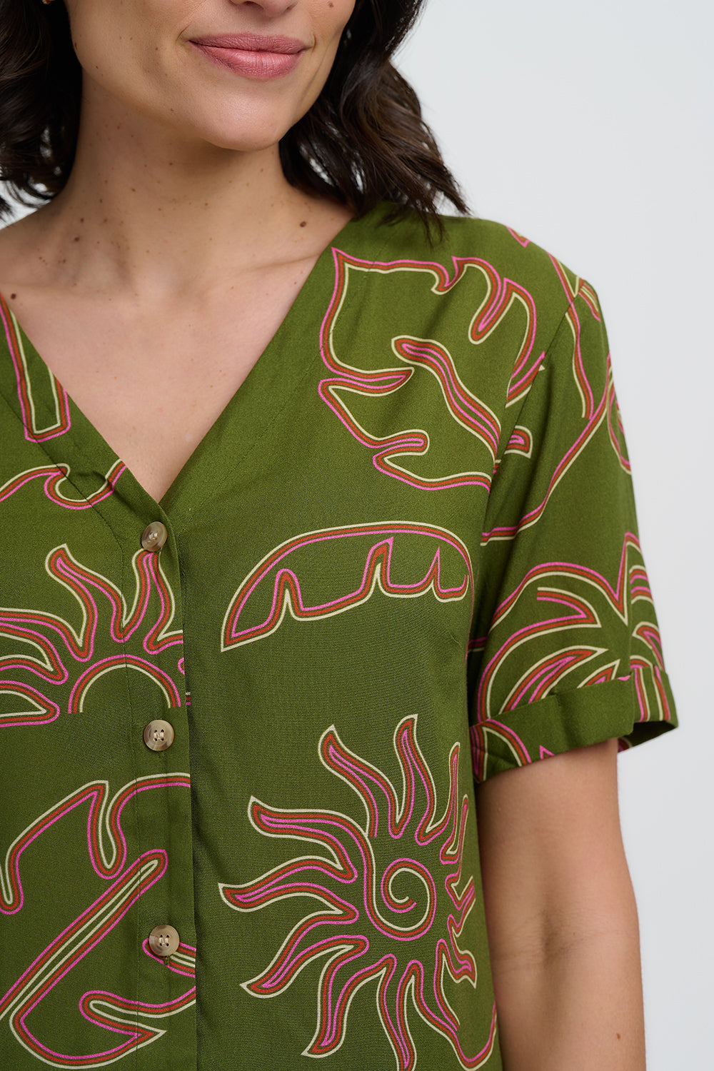 Hatty V Neck Shirt