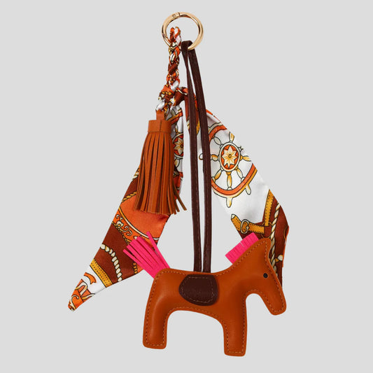STICKYBESTIE "Horse Bag Charm" (Tan)