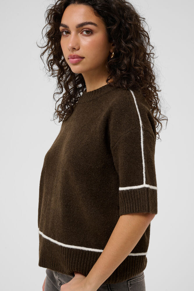 KAFFE "KAJinie Knit Pullover" (Coffee Bean)