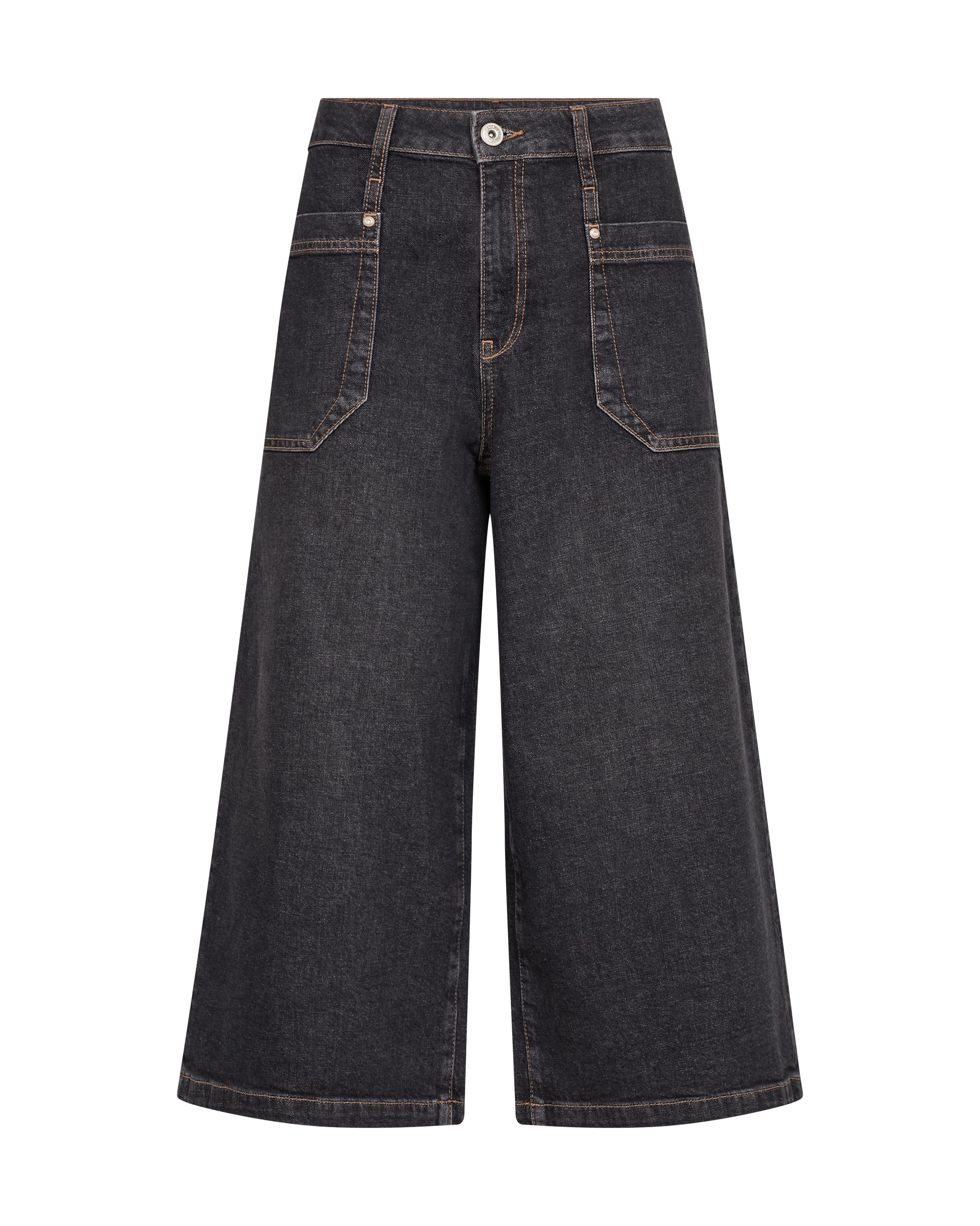 Refresh your denim collection with the Mos Mosh MMCulotte Juventus Jeans. Designed in a contemporary culotte length with flattering flared legs, these stylish jeans offer a modern silhouette that's easy to dress up or down. Crafted from a comfortable stretch denim blend of 95% cotton and 5% elastane, they provide the perfect balance of structure and flexibility for all-day wear.