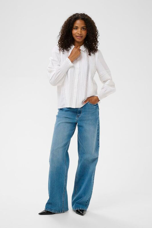 KAFFE "KABella Shirt" (Optical White)