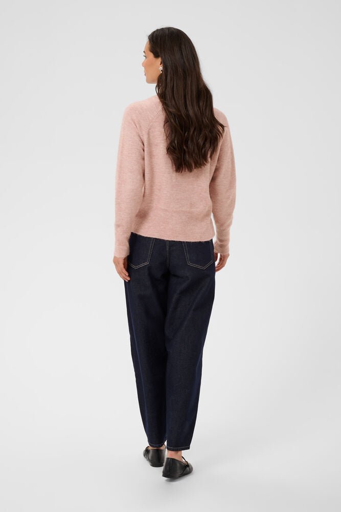 KAFFE "KANiel V Neck Pullover" (Pale Mauve) - ClobR