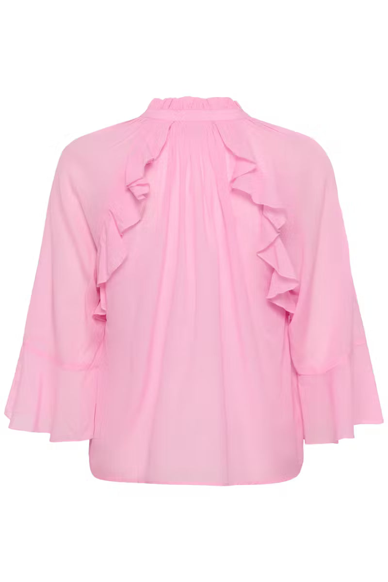 KAFFE "KAFlora Blouse" (Pink Frosting)