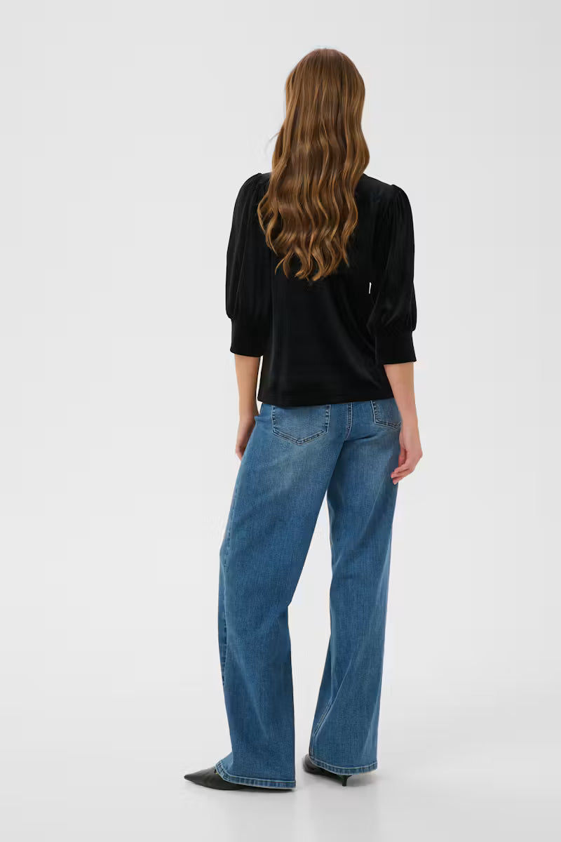 KAFFE "KAKelly Blouse" (Black Deep)