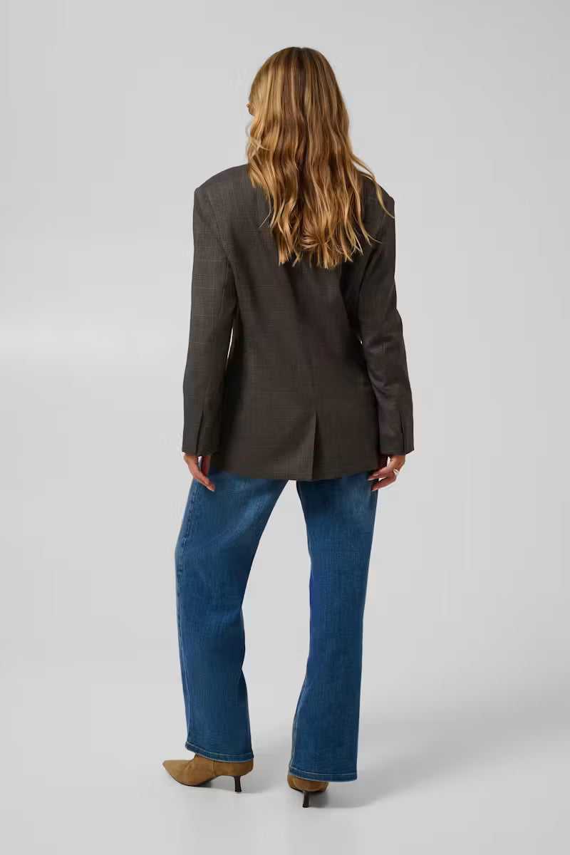 KAFFE "KALenora Blazer" (Dark Grey Check)