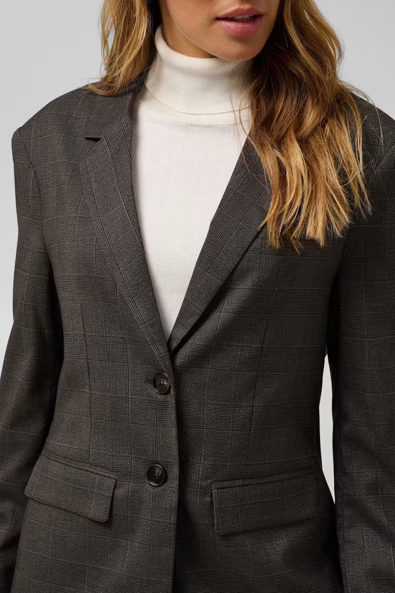 KAFFE "KALenora Blazer" (Dark Grey Check)