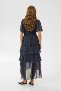 KAFFE "KAlouisa Dress" (Blue Blurry Stripes)