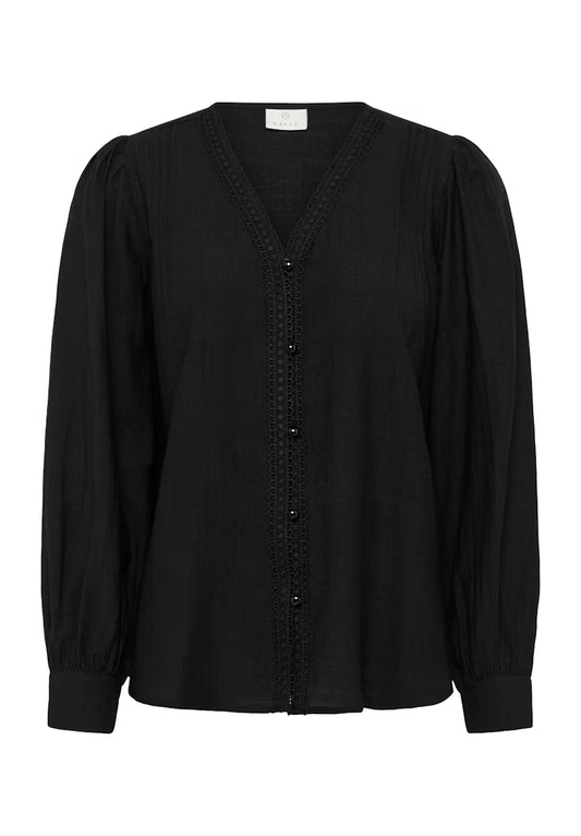 KAFFE "KAMirabel Blouse" (Black Deep)