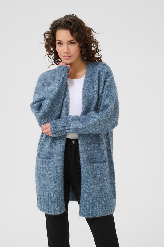KAFFE "KAtrina Knit Cardigan" (Bering Sea Melange)