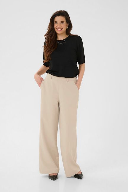 KAFFE "KAValley Pants" ( Black/Feather Gray)