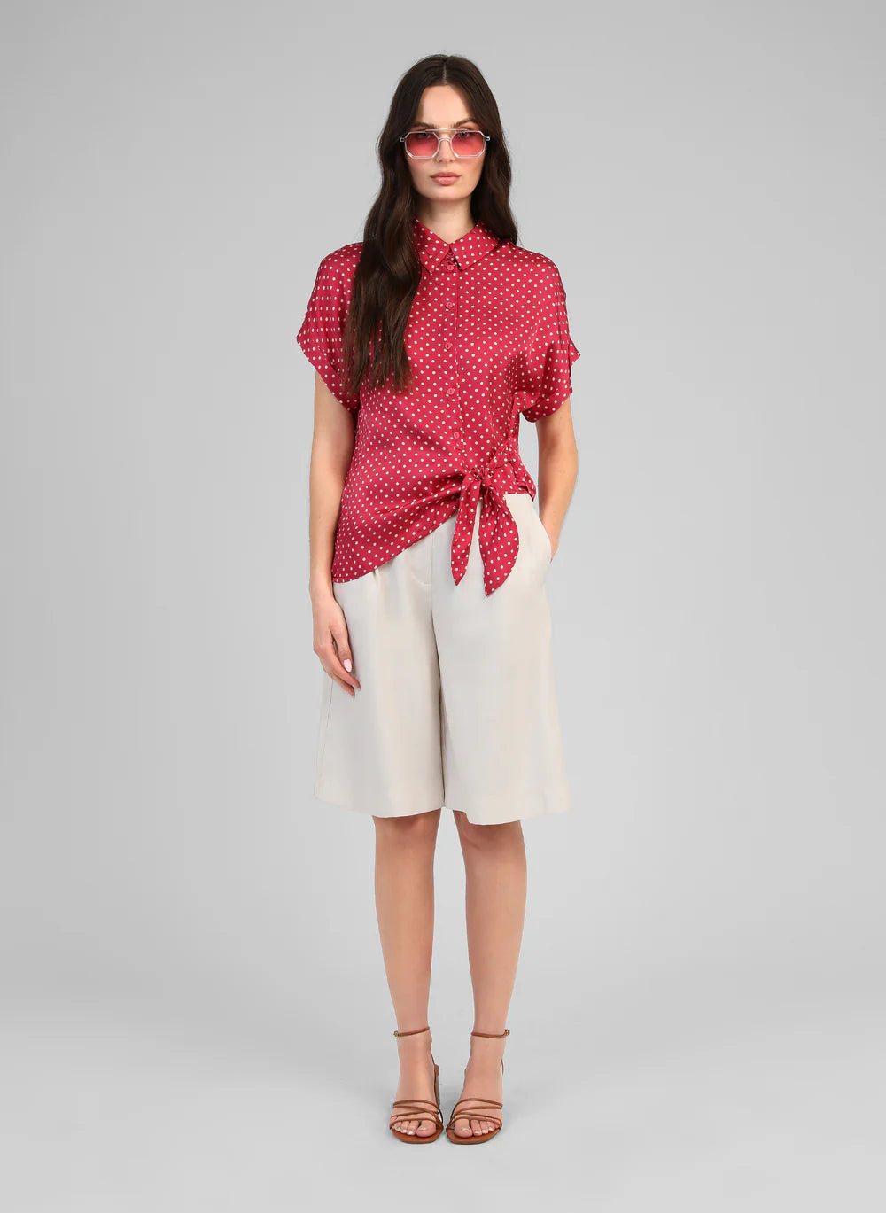 AN'GE "Kaviny Blouse" ( Doriva Framboise)