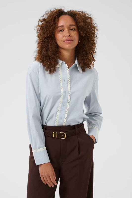 KAFFE "KAKetty Shirt" (Blue Fog)