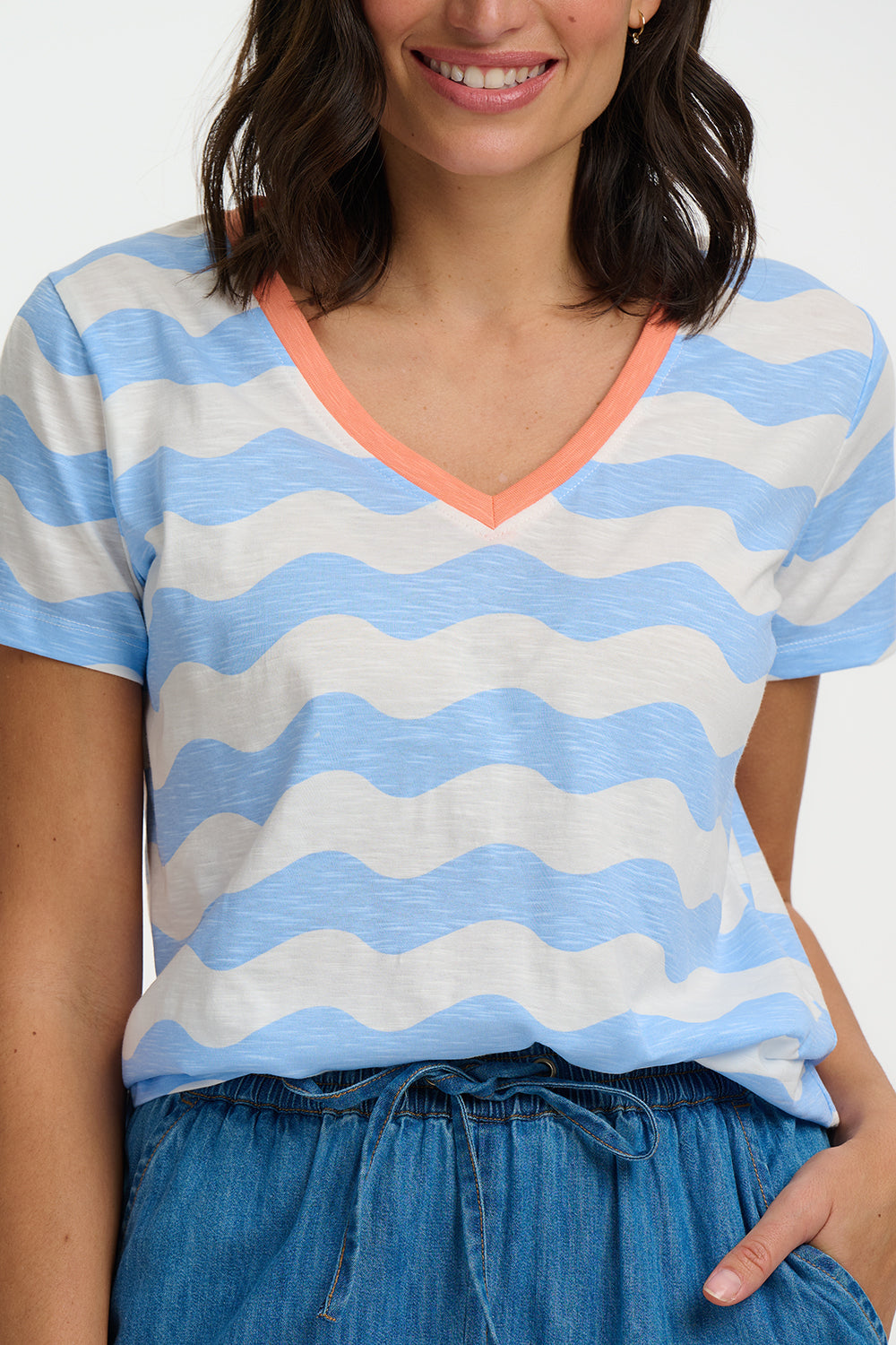 Khloe V Neck T