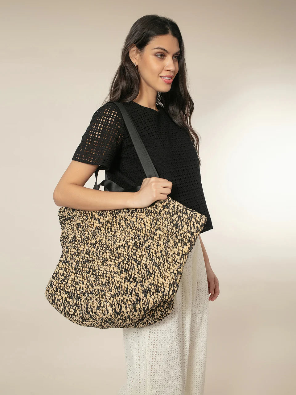 Larkin Shopper (Black Mix)