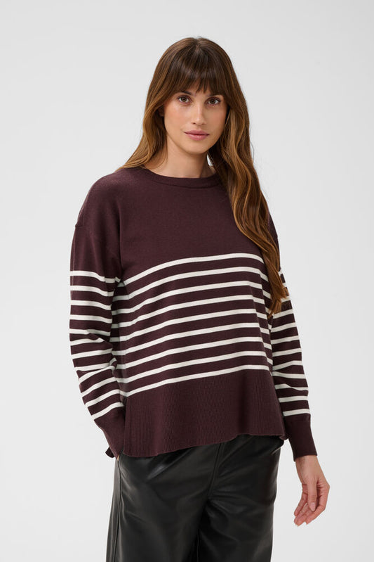 KAFFE "KALimone Pullover" (Fudge)