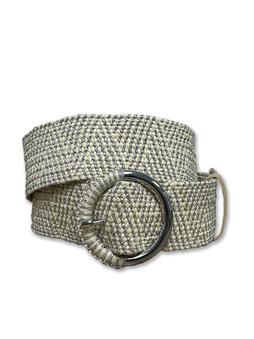 An update to the classic summer statement belt from NOOKI.&nbsp;Intricate woven design with metallic detail and bright colours.Works beautifully over a summer dress or kaftan.
