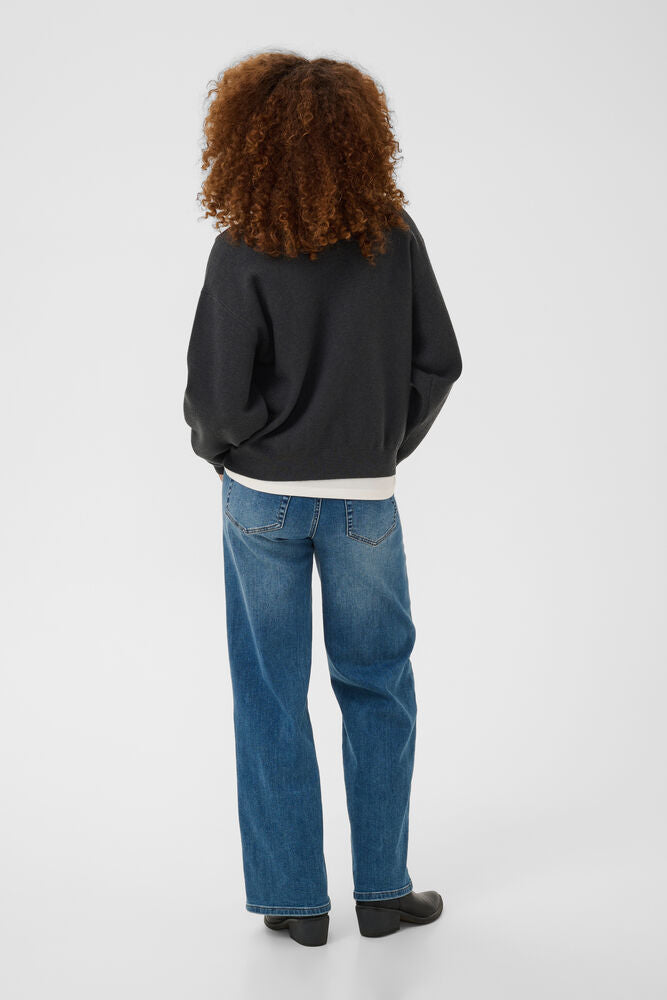 KAFFE "KALoana Knit Pullover" (Dark Grey Melange)