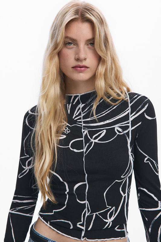 DESIGUAL "Londres T Shirt" (Black)