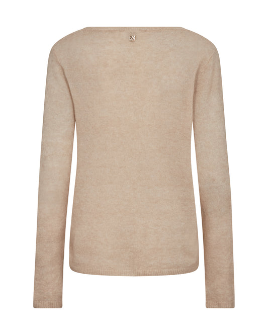 MOS MOSH "MMMape Sophia V Neck Knit" (doeskin)