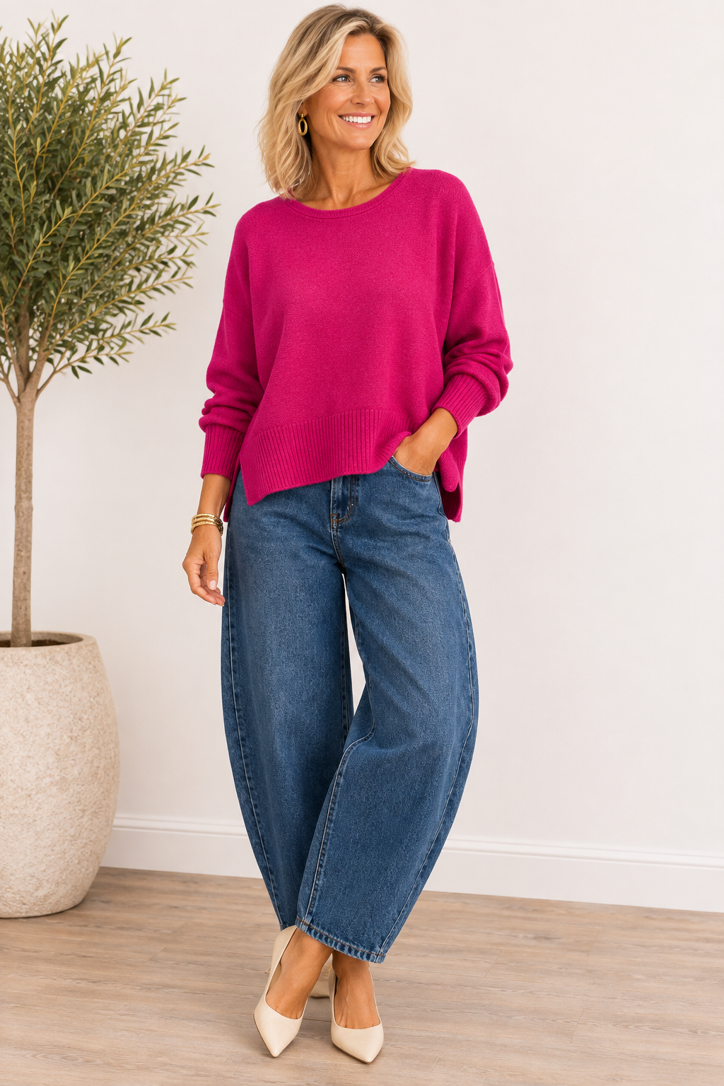 AMAZING WOMAN "Marley Jumper" (Magenta)