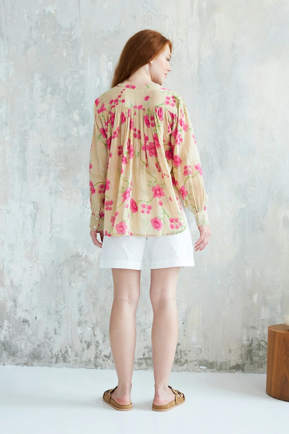 CHICO SOLEIL "Meera Blouse" (Beige)