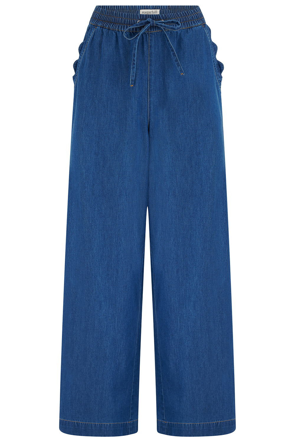 SUGARHILL "Megan Scallop Trouser" (Denim)