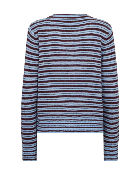 MOS MOSH "MMMilvi Stripe Cardigan" (Port Royale)