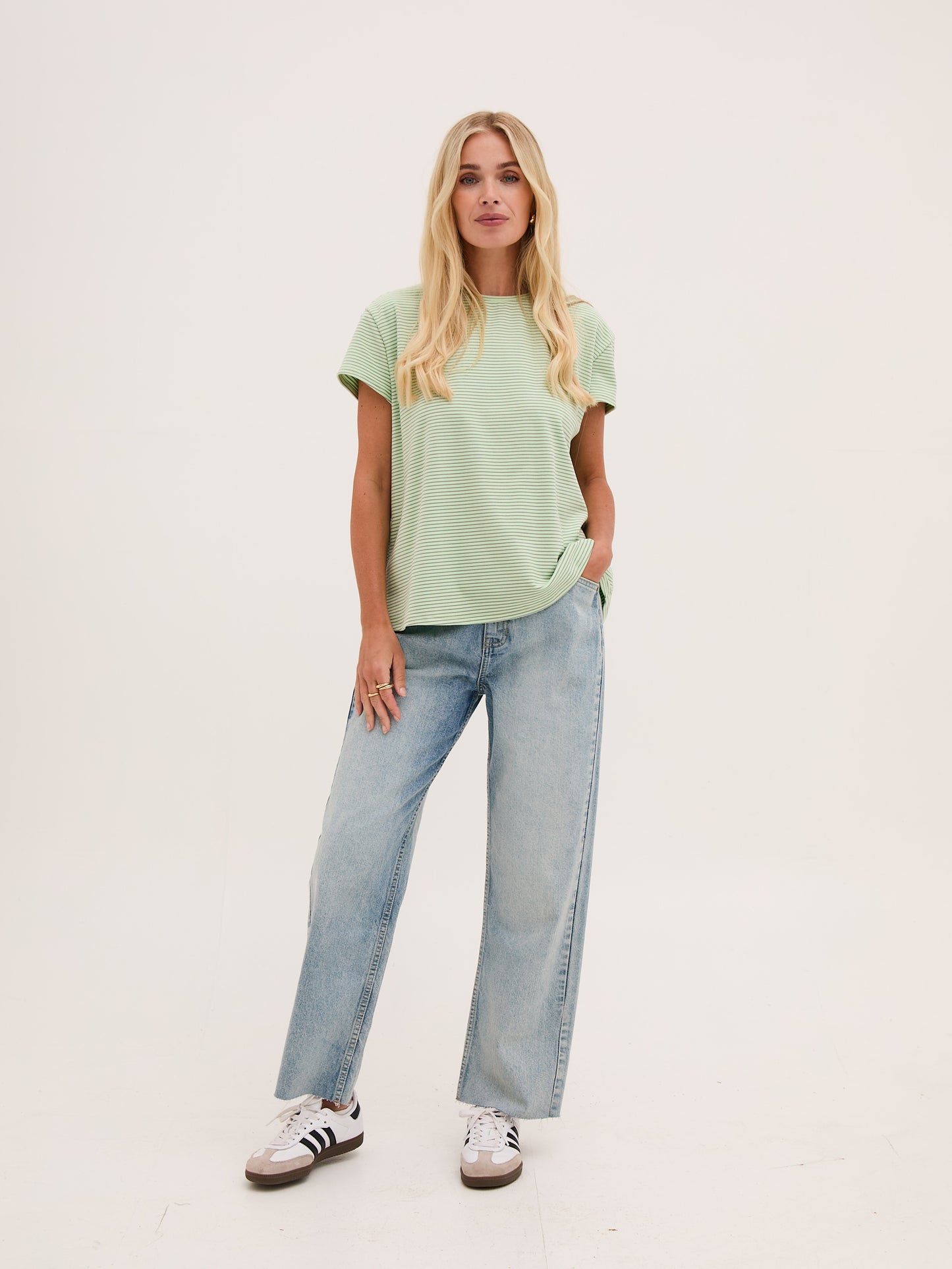 FIKA "Mimi Cap Sleeved T" (Green)