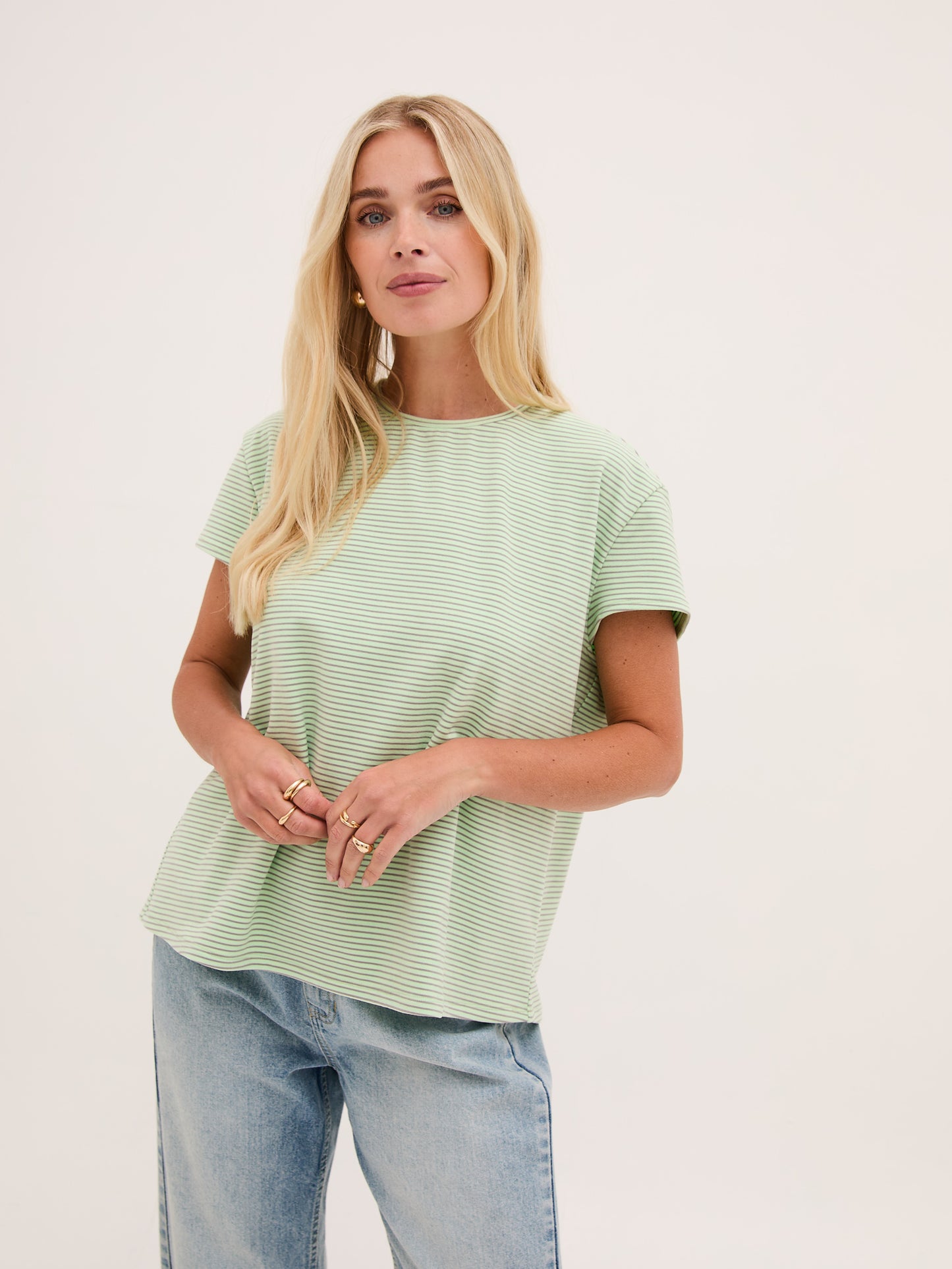 FIKA "Mimi Cap Sleeved T" (Green)