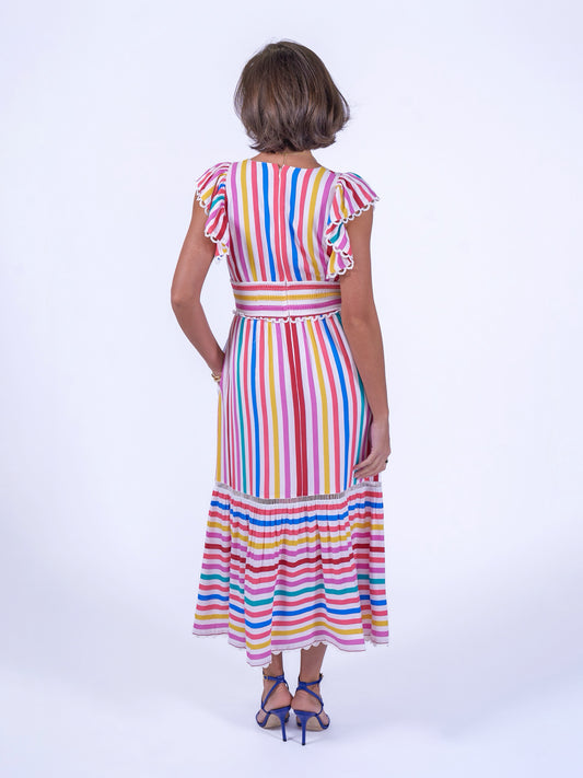 NEW DAY ORIGINALS "Misha Dress "(Candy Stripe)