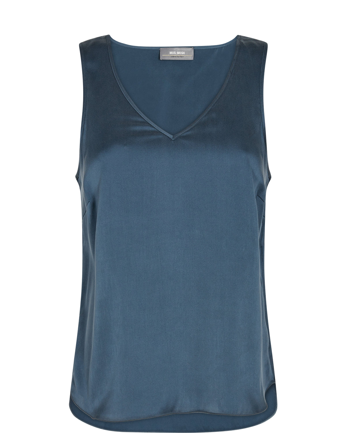 MMAstrid Silk Tank (Navy) - ClobR