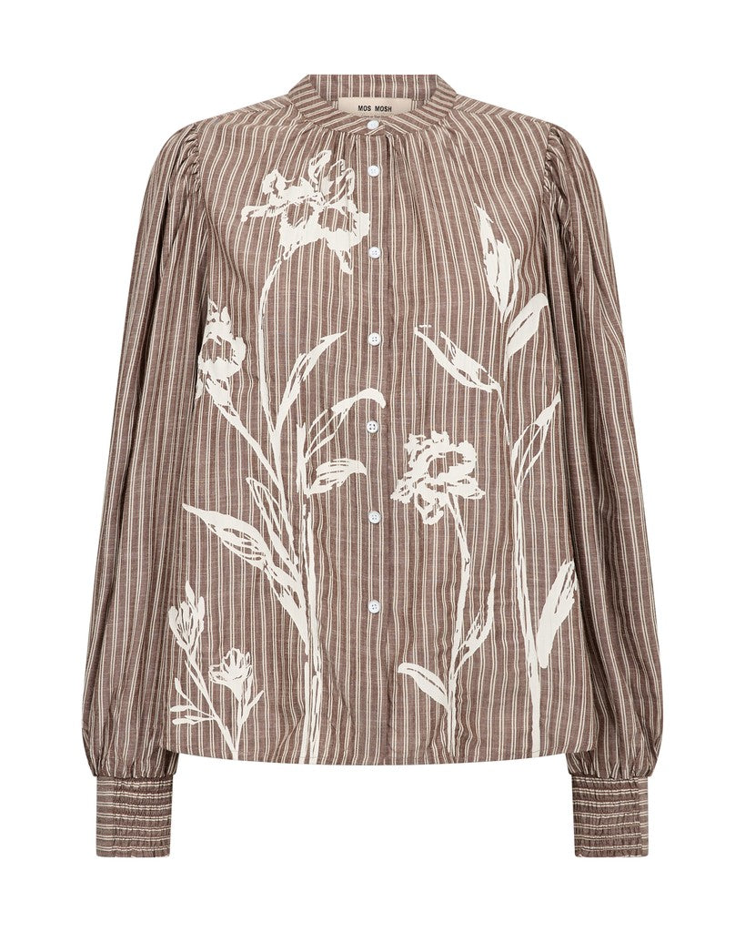 MOS MOSH "MMMysa Quozi Shirt" (Downtown Brown)