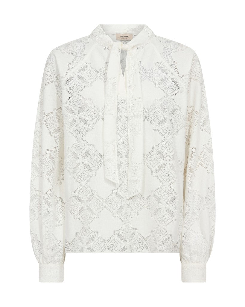 MOS MOSH "MMTamlyn Lace Blouse" (Ecru)